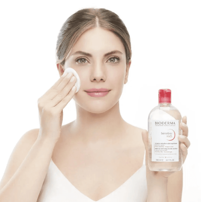 عميلة سعيدة تستخدم Sensibio H2O