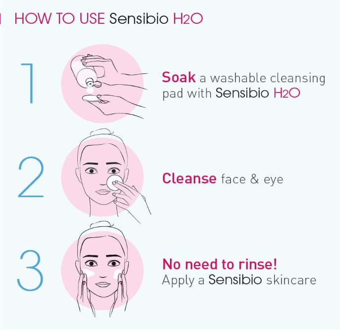 طريقة استخدام Sensibio H2O